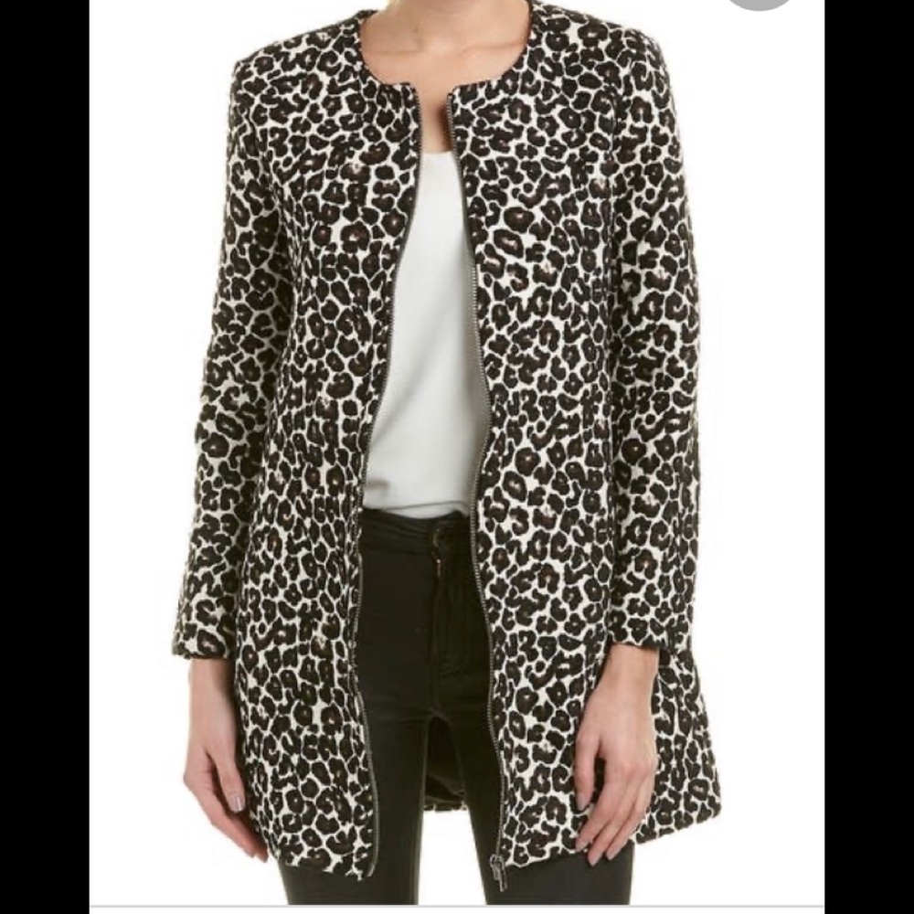 Cupcakes and Cashmere Adlerian coat leopard
